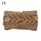 Elastic Candy Color Knitted Headband Hair Accessories Thick Warm Wide Hairband
