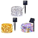 100 LED Solar String Light Outdoor Copper Wire Garland Lamp (Colorful)