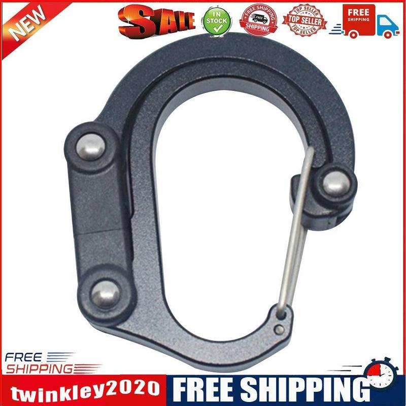 Aluminum Alloy Carabiner Keychain Outdoor Climbing Camping Locking D Buckle