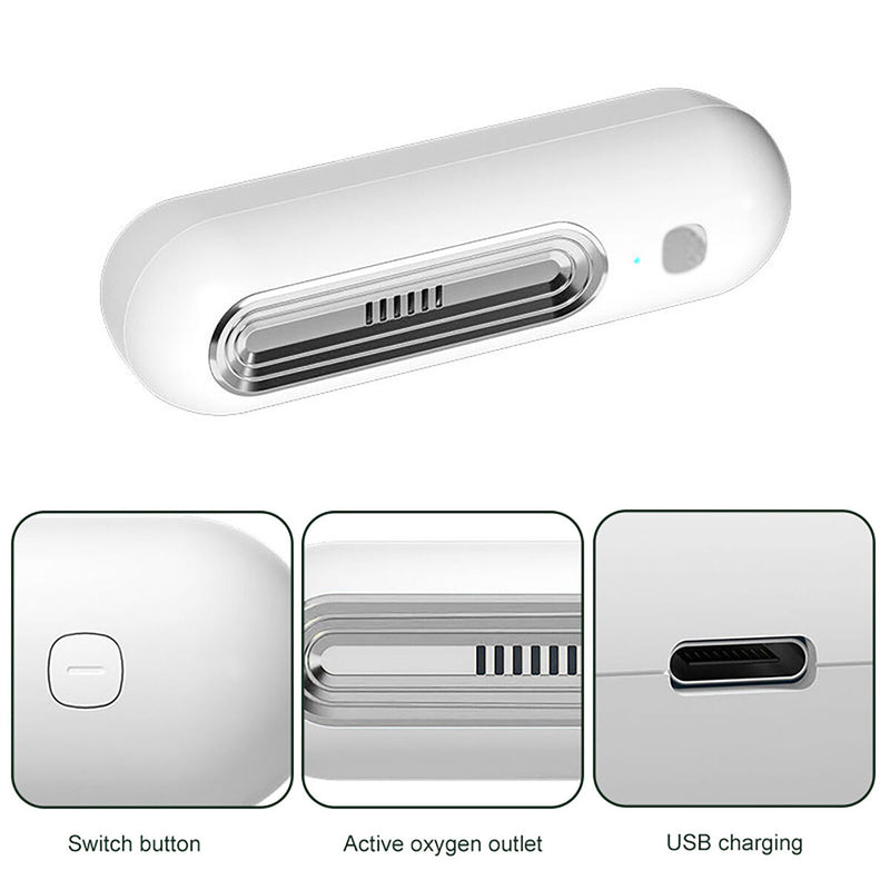#A USB Air Purifier Kitchen Supplies Refrigerator Deodorant for Closet for Wardr