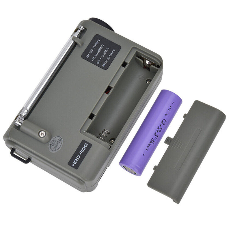 Full Band Solar Powered AM/FM/SW Radio Emergency LED Flashlight Power Bank Newly