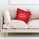 1pc Polyester Peach Skin Pillowcase Throw Pillow Case for Christmas Gift 45x4