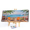 Balcony Sea View Oil Paint By Numbers Kits DIY Landscape Decoration Unframed