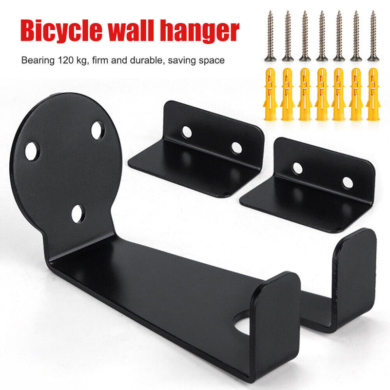 Bike Holder Hook Kit Bicycle Pedal Wall Mounted Hanger Racks Cycling Accessories