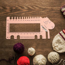 Hook Hook Gauge Size Guide Sheep Shape Sewing Knitting Measure Ruler Craft
