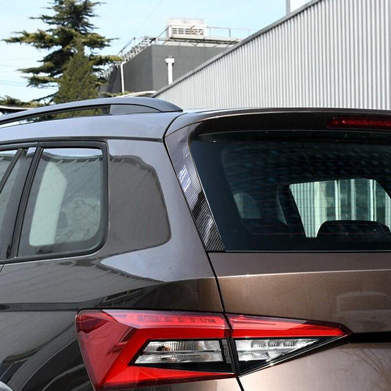 2pcs Auto Car Rear Window Side Spoiler for KODA KODIAQ Vehicle Wing Accessories