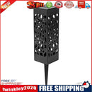 Solar Waterproof Hollow Lamp Lawn Stakes Sensor Garden Light (Warm White)