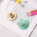 Round Grass Flower Wax Sealing Stamp Head Copper Stamps w/o Handle (ZR017) Newly