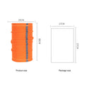 Outdoor Winter Warm Fleece Neck Scarf Reflective Skiing Neck Cover (Orange)