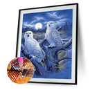 DIY 5D Diamond Painting Full Round Mosaic Owl Handmade Picture Home Decorat