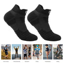 Men Basketball Socks Anti-Slip Towel Bottom Thickened Short Socks (Black) Newly