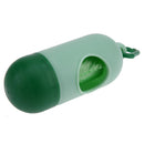 Pet Dog Garbage Clean up Bag Holder Dispenser + Poop Bags Set(Light Green) Newly
