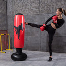 1.6m Inflatable Boxing Bag Training Tumbler Pressure Relief Pillar (Red) Newly