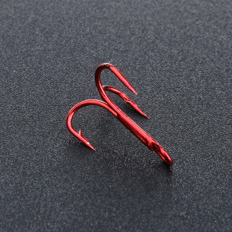 20pcs Barbed Crank Sharp Fishing Hooks Pesca Tackle with 3 Anchors Newly