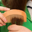 Hairdressing Peach Wood Mustaches Brush Fine Coarse Teeth Beard Hair Comb