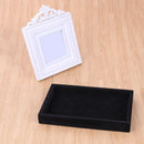 Earrings Bracelet Ring Jewelry Box Display Stand Holder Organizer(Black)