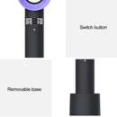 Portable Bladeless Cooling Fan Summer Personal Handheld Desktop Fan (Black)