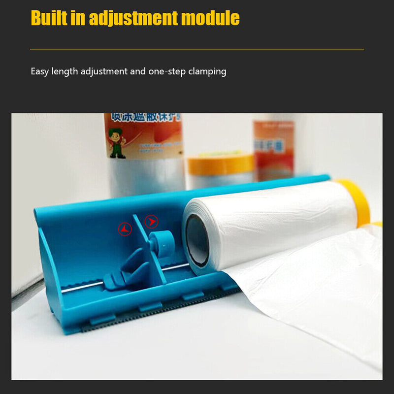 PP Film Cutting Tool Drywall Master Tape Dispenser Cling Film Cutting with Blade