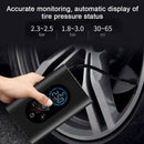 Black Portable Air Pump Wireless Air Electric Tire Y2J4 Car H2V3 F6O6