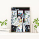 Chinese Style Beauty 5D Diamond Painting Partial Special Shaped Drill (K057)