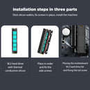 Heat Plate Thermal Pad SSD Radiator Heatsink for M.2 80MM 110MM