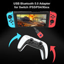 For PS5 PS4 Controller Wireless Bluetooth - Compatible Adapter for Nintendo Switch