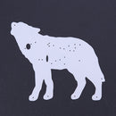 Wolf, Cutting the DIY Craft Stencils Decor Tool Set Sc