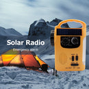 Solar Hand Crank Radio Receiver Portable AM/FM Weather Radio with Flashlight
