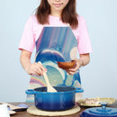 Kitchen Linen Apron Dolphin Diving Painted Dinner Party Cooking Pinafore