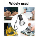 Reading Inspection Illuminated Magnifier w/ 4LED Handheld Magnifying Loupe Lens