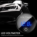 Car DC 5-48V Panel Voltmeter Touch Switch Battery Capacity Tester (Blue) Newly