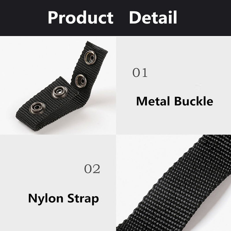 Durable Outdoor Portable Sports Nylon Strap Heavy Duty Belt Keeper Belt Buckle