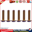 6pcs/lot Burnt Titanium Car Steering Wheel Bolts Hex Head Bolts (M5x20mm) Newly