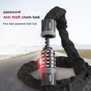 Bicycle Chain Lock Security 5 Digit Combination Anti-Theft MTB Locks (1.2m)