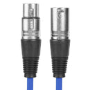 1m 3Pin XLR Jack Male to Female Plug Microphone Adapter AUX Audio Cable Wir