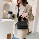 Lady Casual Scrub PU Shoulder Crossbody Bags Plush Handle Travel Clutches Totes