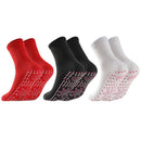 2pcs Unisex Winter Self-Heating Health Socks Pain Relief Stockings (Black)