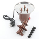 Mini Chocolate Fountain Chocolate Melt Heating Fondue Waterfall Hotpot Machine