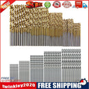 200pcs 1.0-3.0mm Straight Shank HSS Twist Drills Woodworking Drill Bits Set