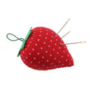 Strawberry Needle Insert Bag Cross Stitch Pin Cushion Holder DIY Sewing Craft