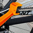 Cycling Cleaning Accessories Orange Chain Brush for Motorcycle Mountain Bik