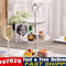 Set of 3 Tiers Cake Plate Stand Handle Fitting Party Crown Rod DIY Newly