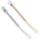 Stainless Steel Teether Nipple Holder Pacifier Clip Teething Chain Baby