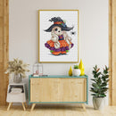 Mini Rabbit 11CT Counted Canvas Embroidery Artworks Home Decoration Craft Gifts