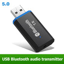 USB Bluetooth-compatible 5.0 Adapter Audio Transmitter Dongle for Computer PC