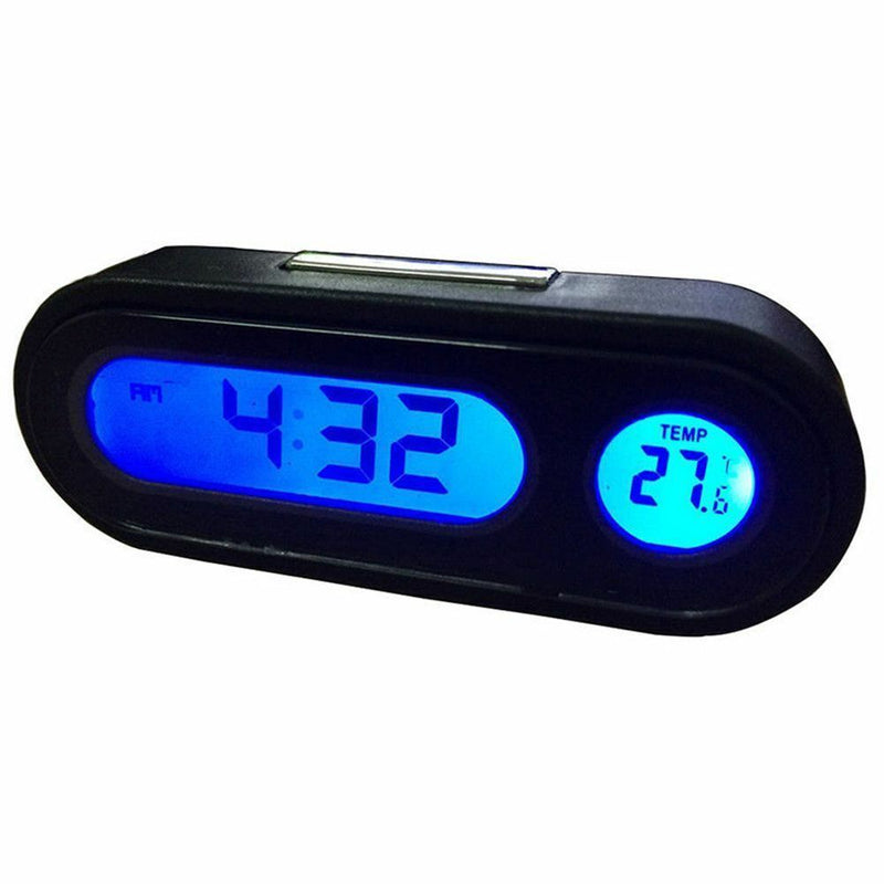 Styling Auto Dashboard Clocks Car Electronic Clock Auto Thermometer Time Watch