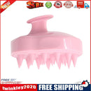 Silicone Comb Hair Washing Shampoo Shower Head Body Massage Brush (Pink)