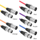 5PCS 1m XLR 3Pin Cable Male to Female Shielded Microphone Wire Cord