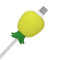 Fruit USB Data Cable Bites Protector Universal Cord Wire Winder (Pineapple)
