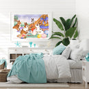 Easter Bunny Oil Paint By Numbers Kits DIY Canvas Picture Holiday Drawing